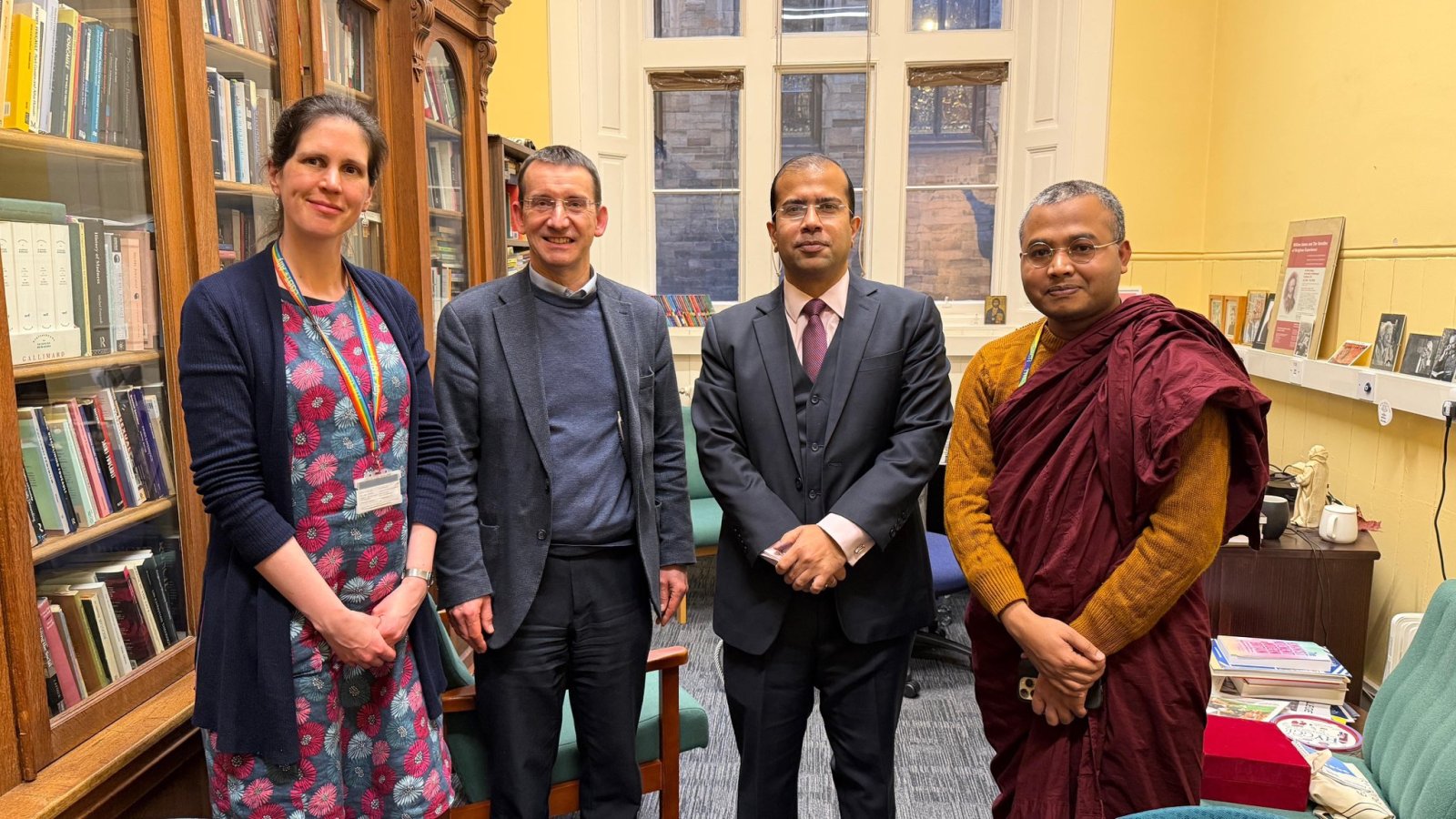 Consul General met Professor Jeremy Carrette, Edinburgh University