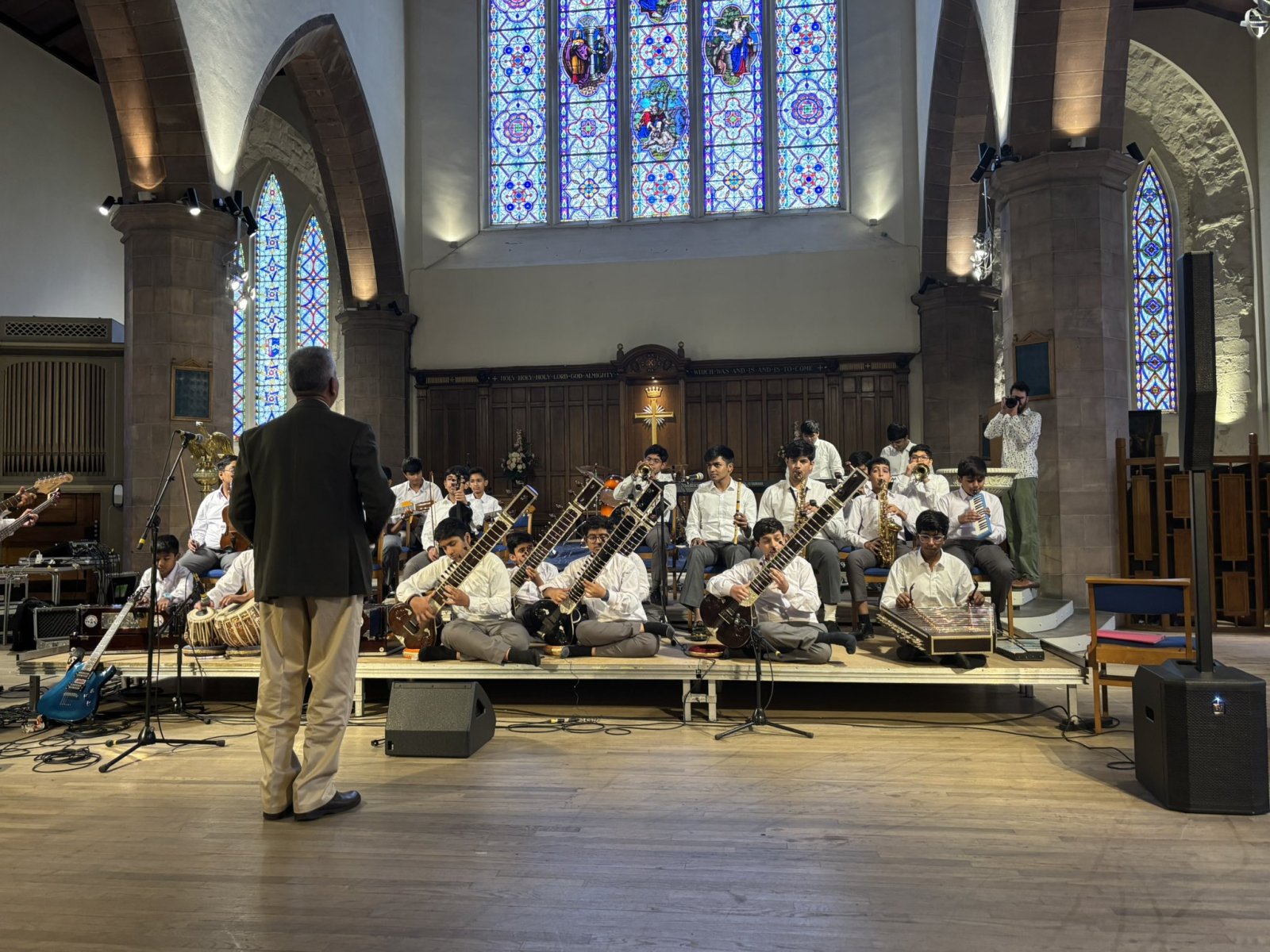 Consul General was delighted to attend “India: Rhythms of Heritage” by the talented student fusion band of Mayo College, India at the Edinburgh Fringe Festival