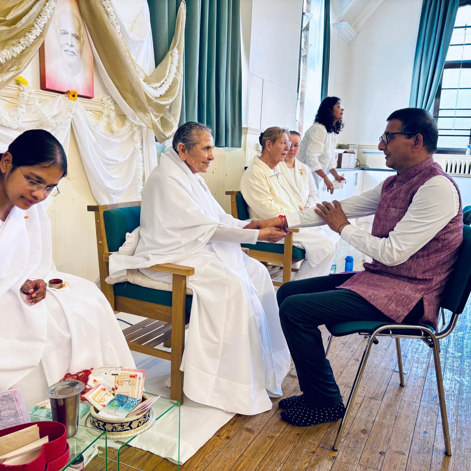 Consul joined Raksha Bandhan organized by Brahma Kumaris