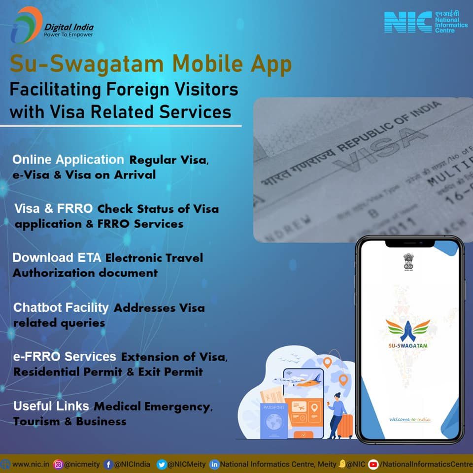 Indian Visa Su-Swagatam App
