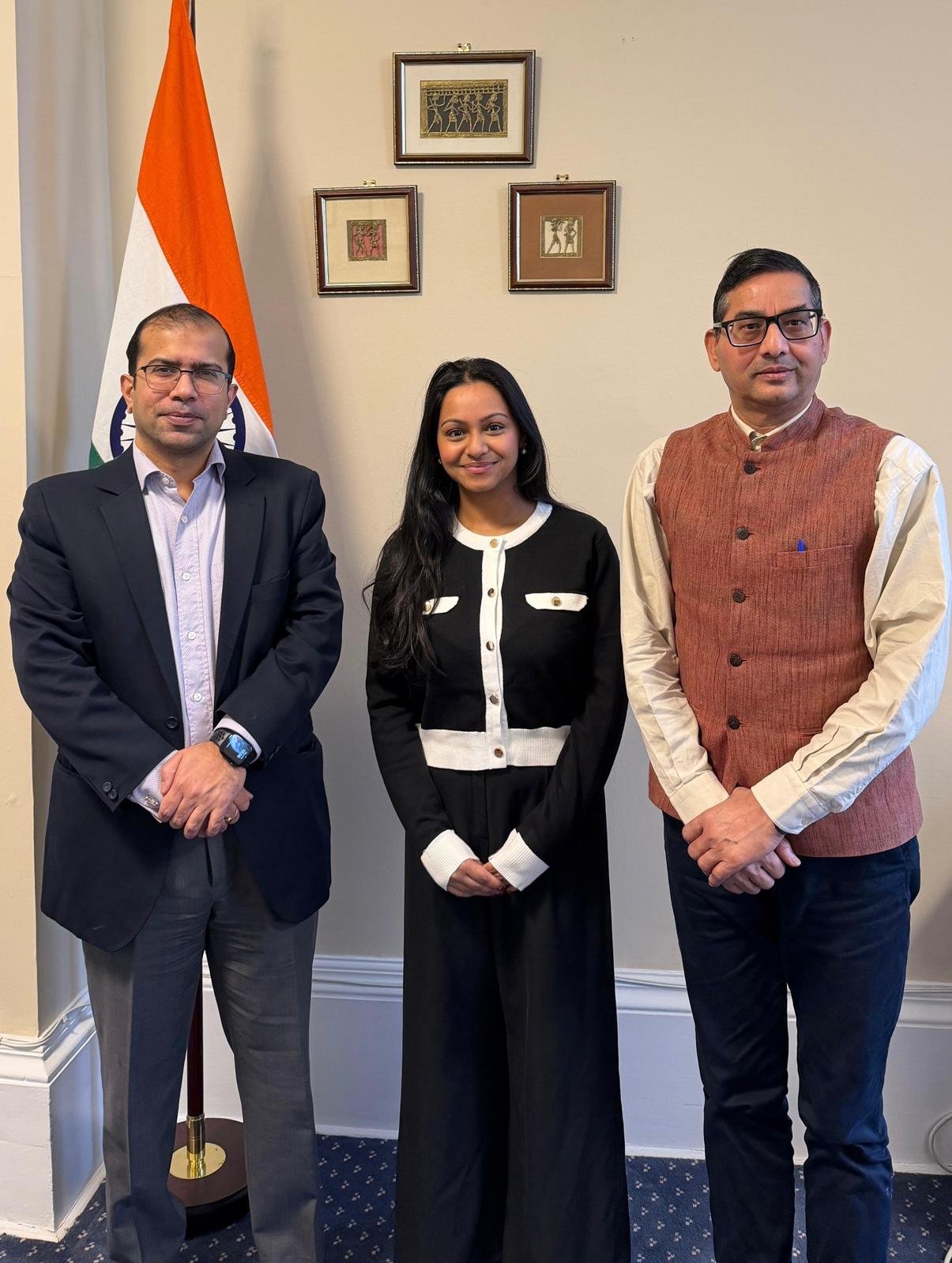 Consul General met Ms. Raaiyesha Ojha, who will represent Scotland at the 87th Know India Programme (KIP)