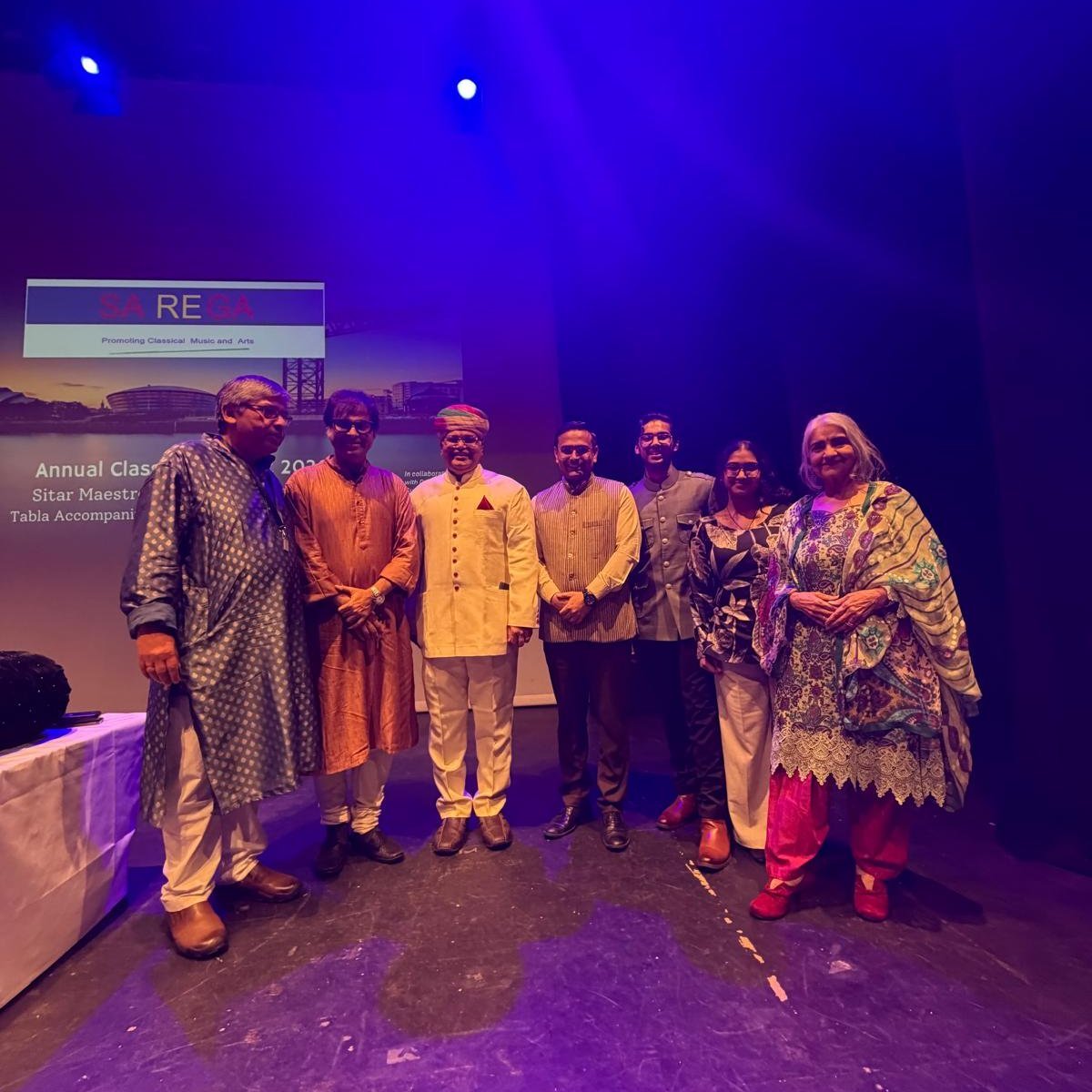 Music evening organised by SAREGA