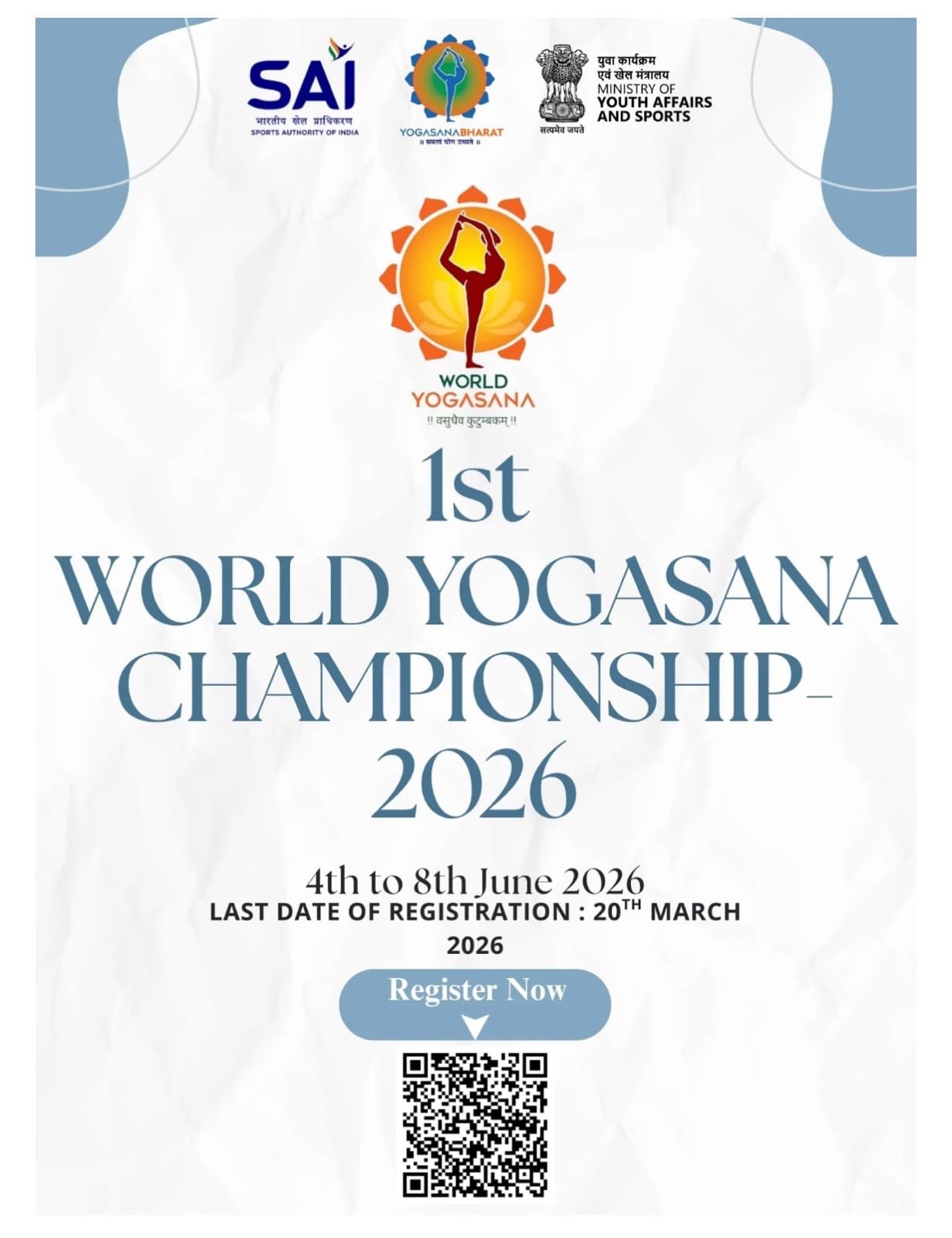 1st World Yogasana Sports Championship 2026