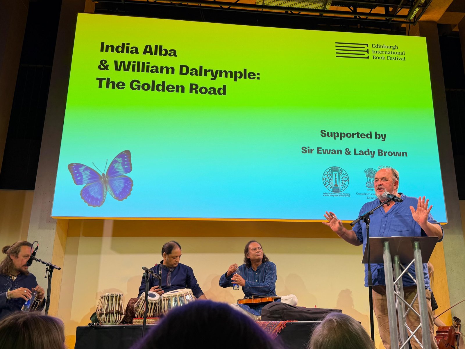 Consul General was delighted to attend “India Alba & William Dalrymple: The Golden Road” at the Edinburgh International Book Festival.