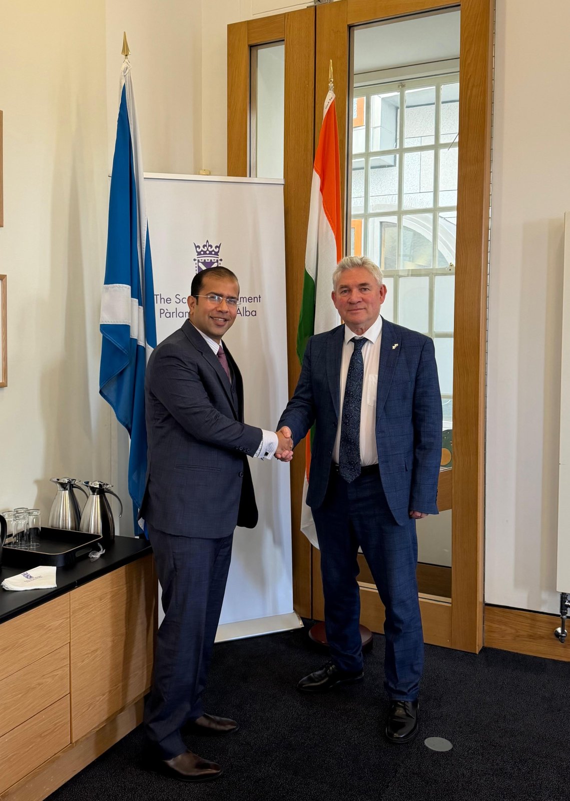 Consul General met Mr. Kenneth Gibson MSP, Presiding Officer of the Scottish Parliament.