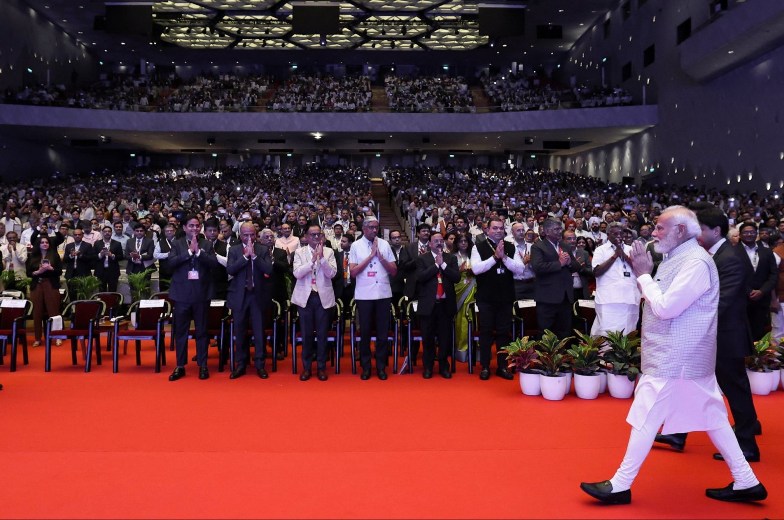 Hon’ble Prime Minister Shri Narendra Modi has inaugurated India Mobile Congress 2026 at Yashobhoomi, New Delhi.