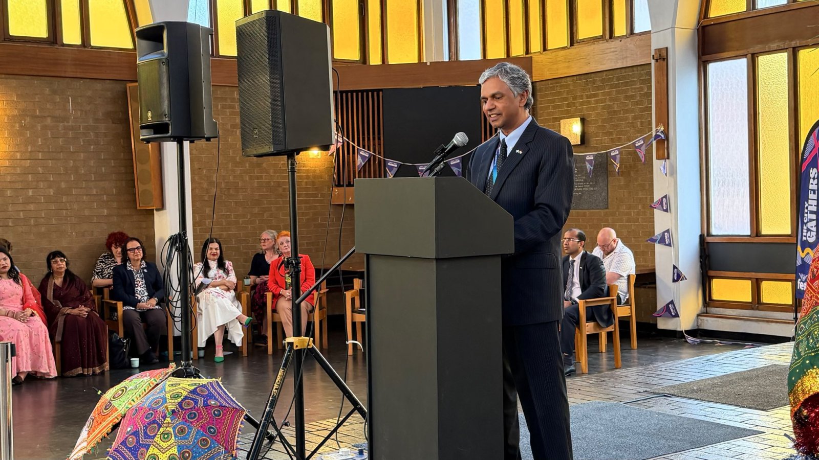 “Ceilidh Meets Garba”—a spirited fusion of Scottish and Gujarati traditions presented as part of the Glasgow 2026 Festival.