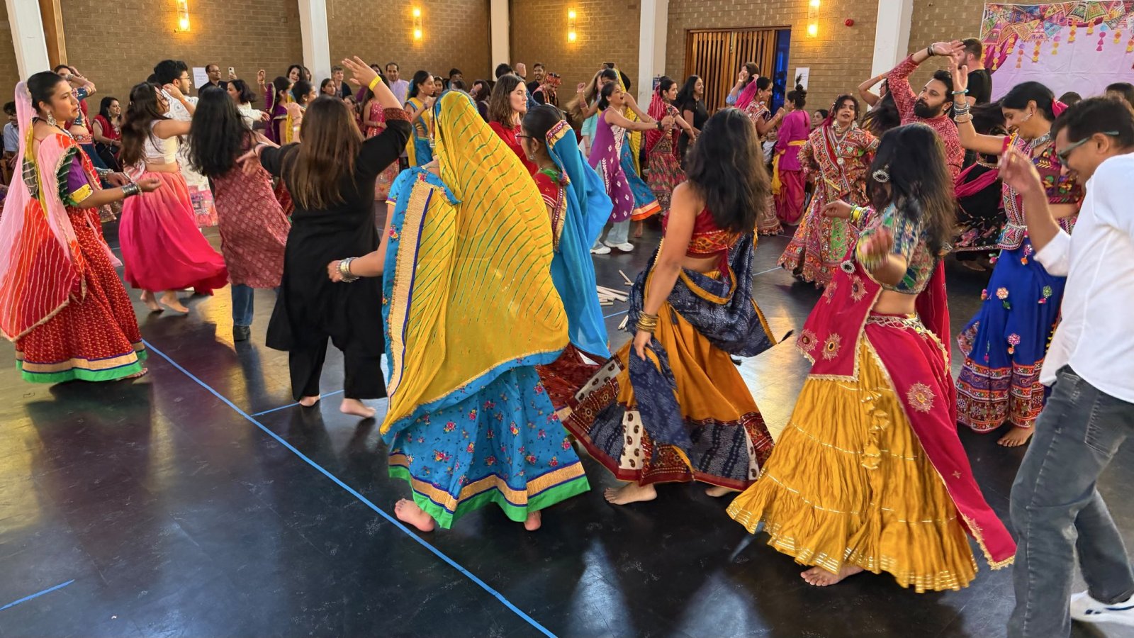 “Ceilidh Meets Garba”—a spirited fusion of Scottish and Gujarati traditions presented as part of the Glasgow 2026 Festival.