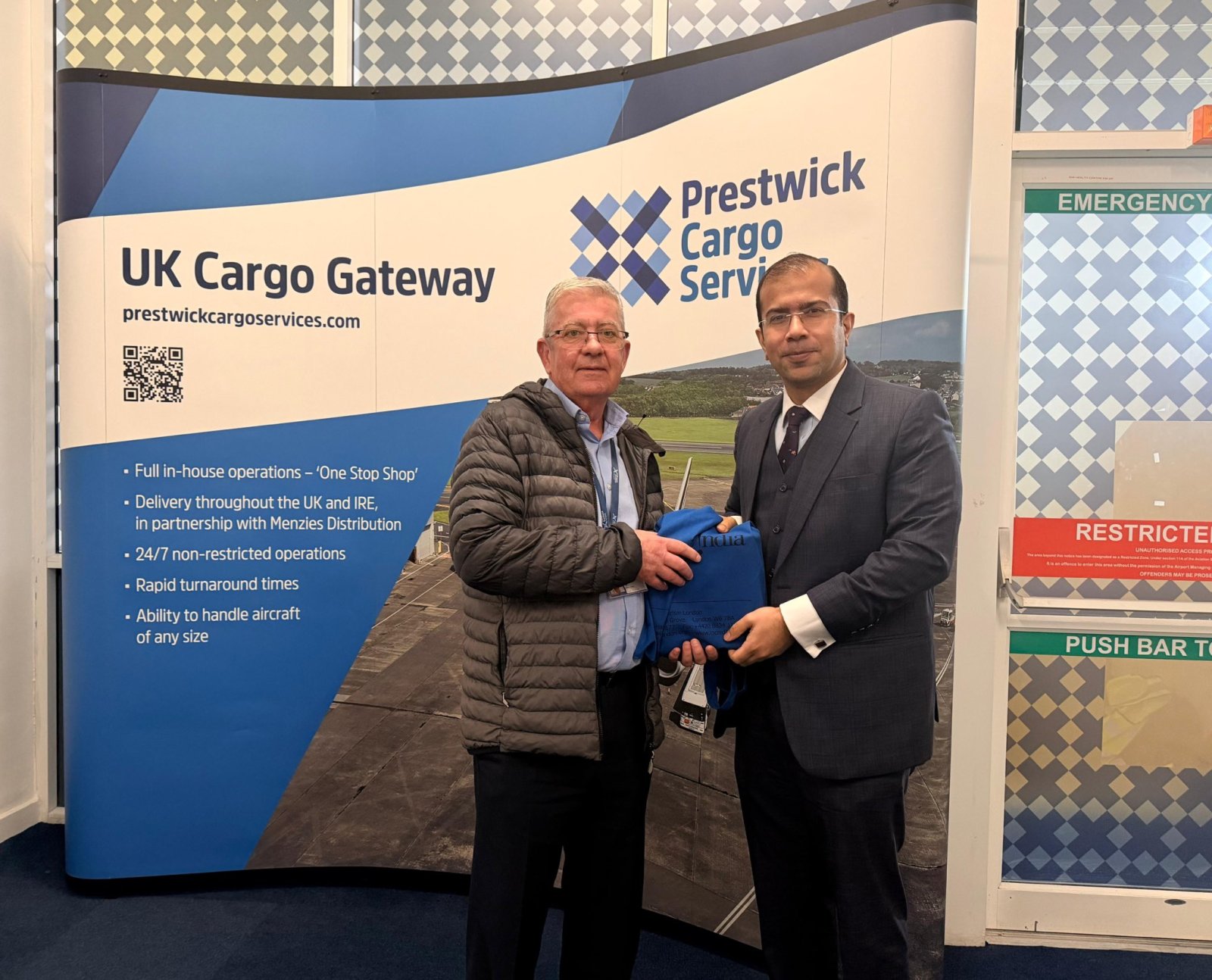 Consul General visited Glasgow Prestwick Airport and held discussions with the airport leadership on its role in enhancing connectivity and trade.