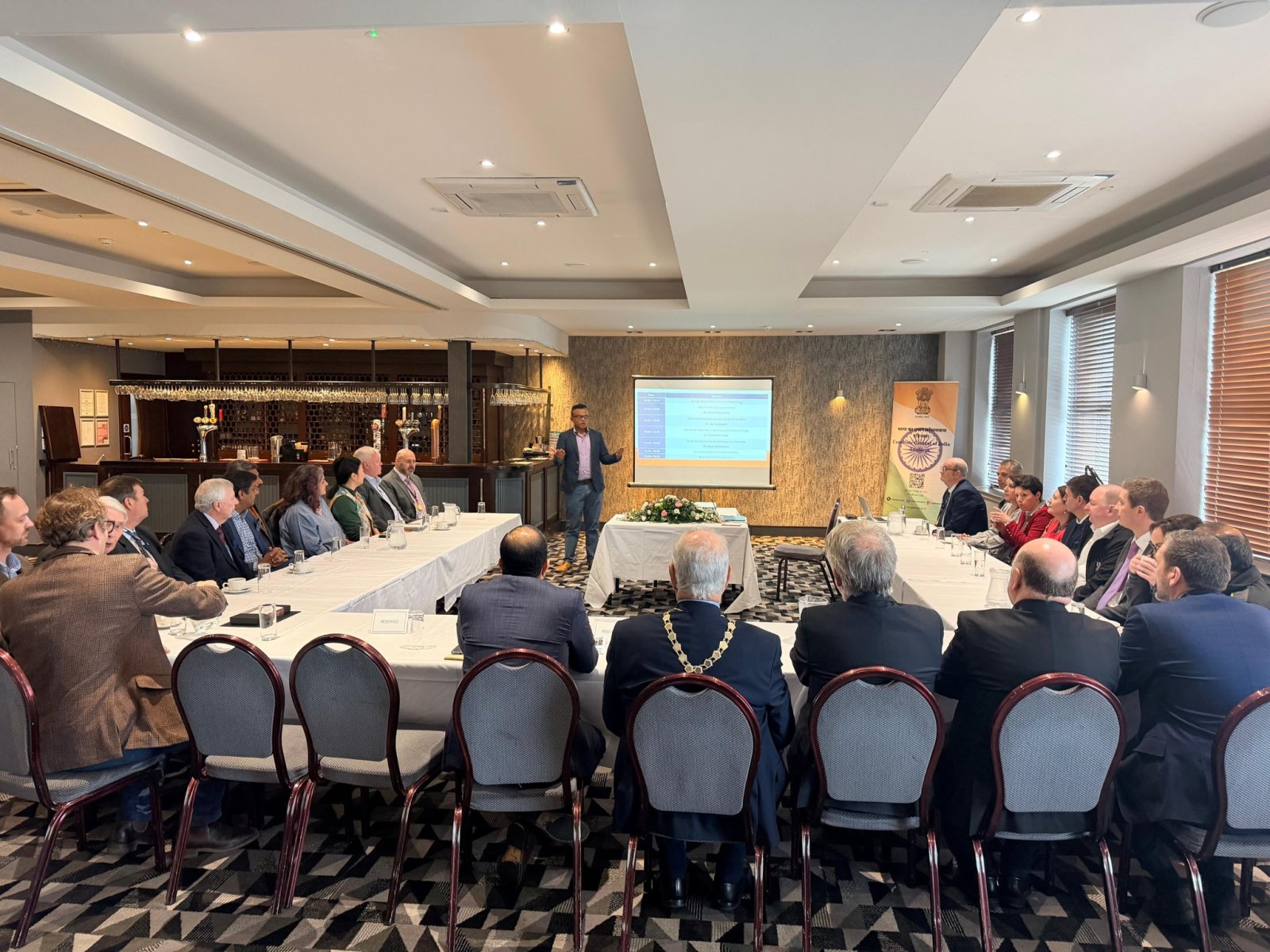 Consulate General of India, Edinburgh, in association with South Ayrshire Council, organised a regional Business Round-table in Ayr.