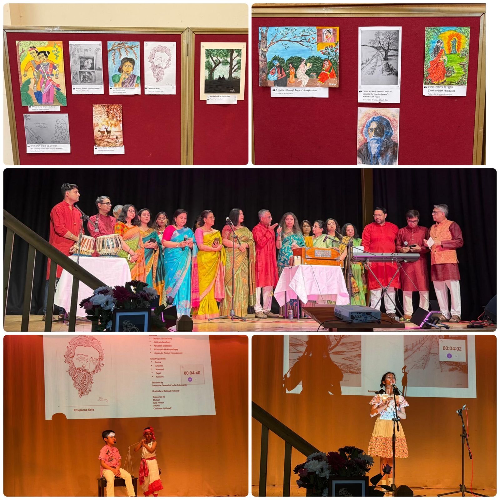 CG attended the 165th Rabindra Jayanti celebrations organised by The Tagore Centre Scotland in Glasgow.