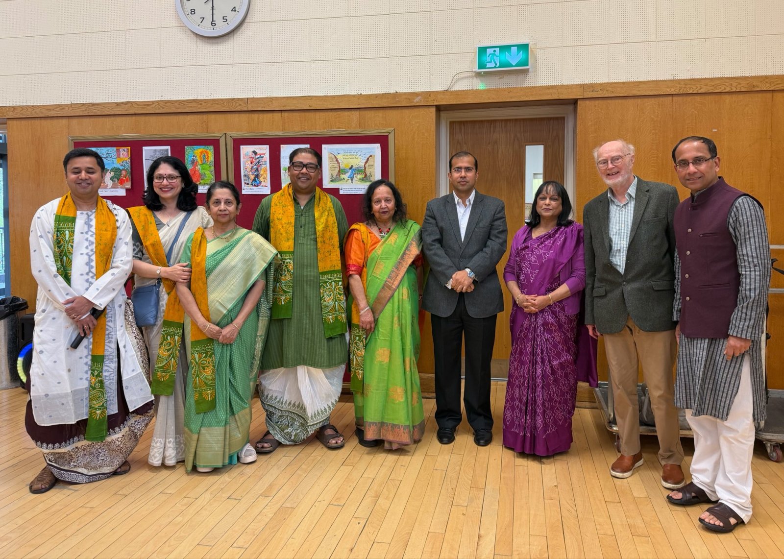 CG attended the 165th Rabindra Jayanti celebrations organised by The Tagore Centre Scotland in Glasgow.