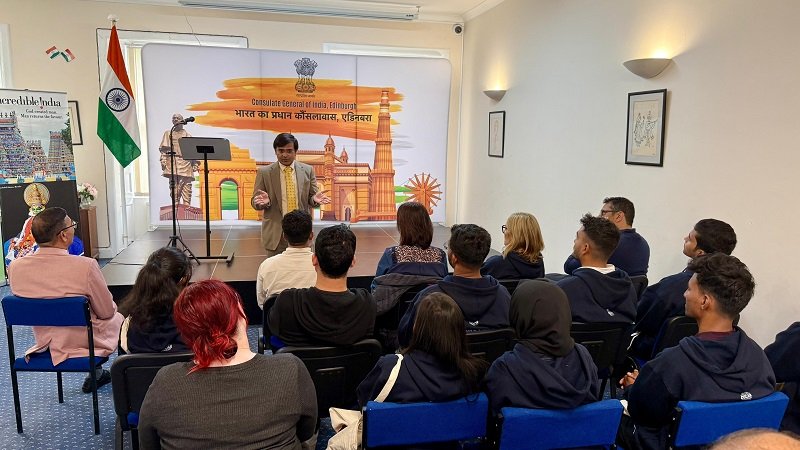 A delegation of young leaders from Oscar Foundation visited CGI,Edinburgh