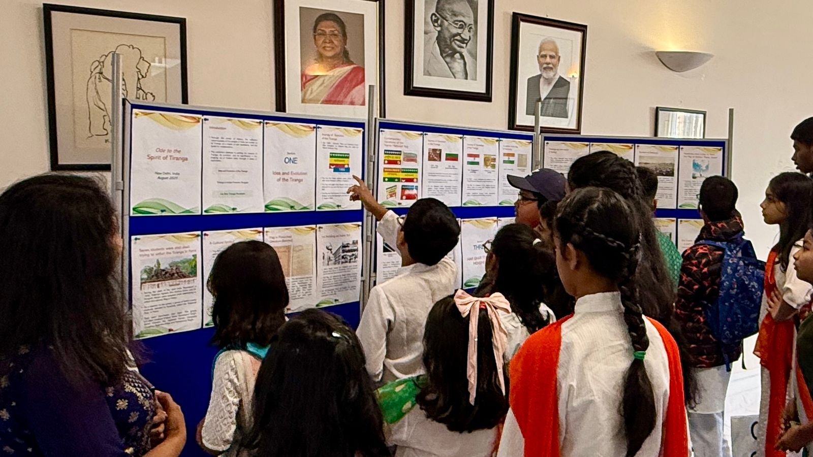 Har Ghar Tiranga Exhibition at CGI, Edinburgh