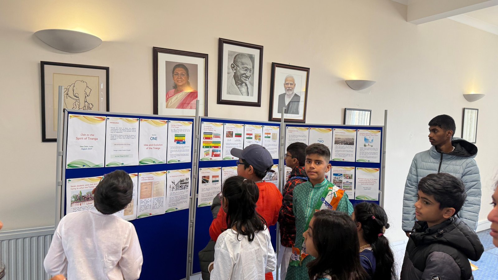 Har Ghar Tiranga Exhibition at CGI, Edinburgh