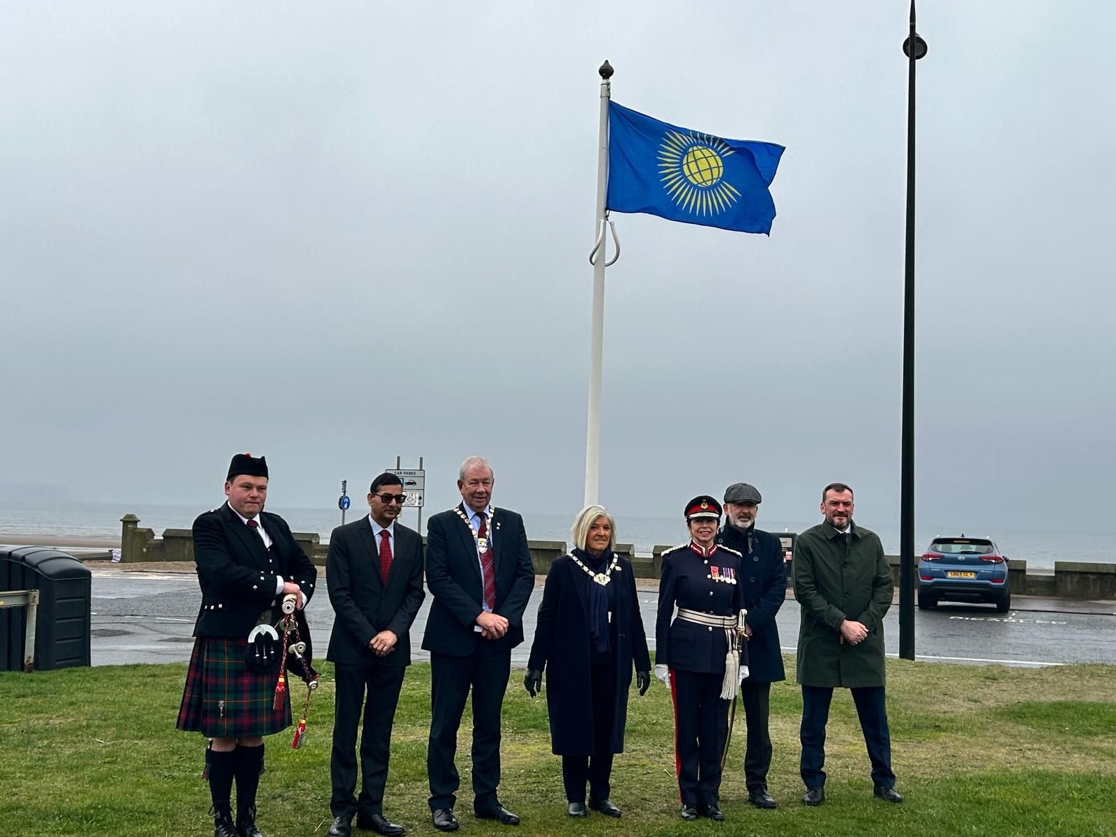 Consul attended the Commonwealth Day 2026 flag-raising ceremony in Ayr.