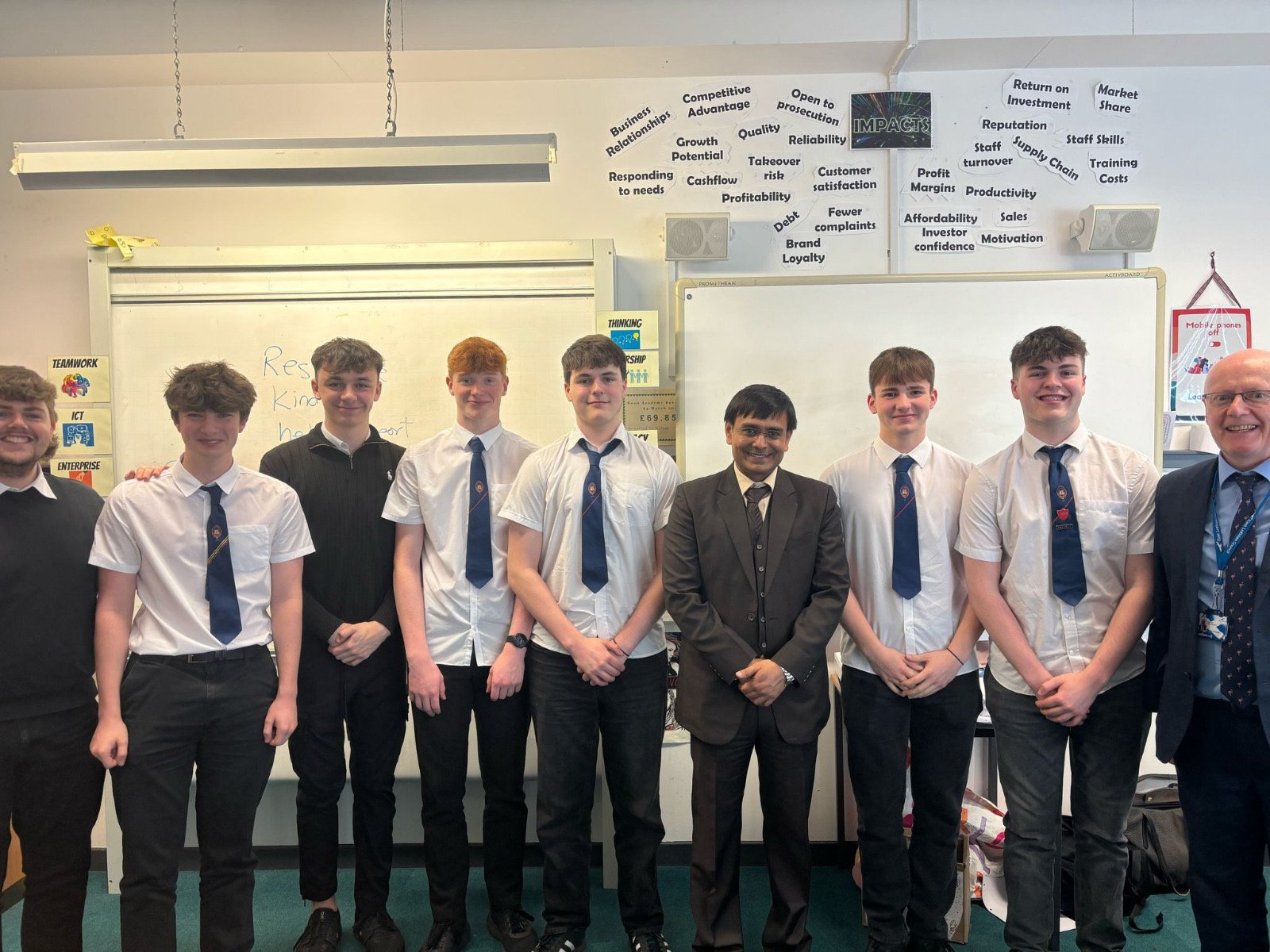 Vice Consul visited Knox Academy, Haddington