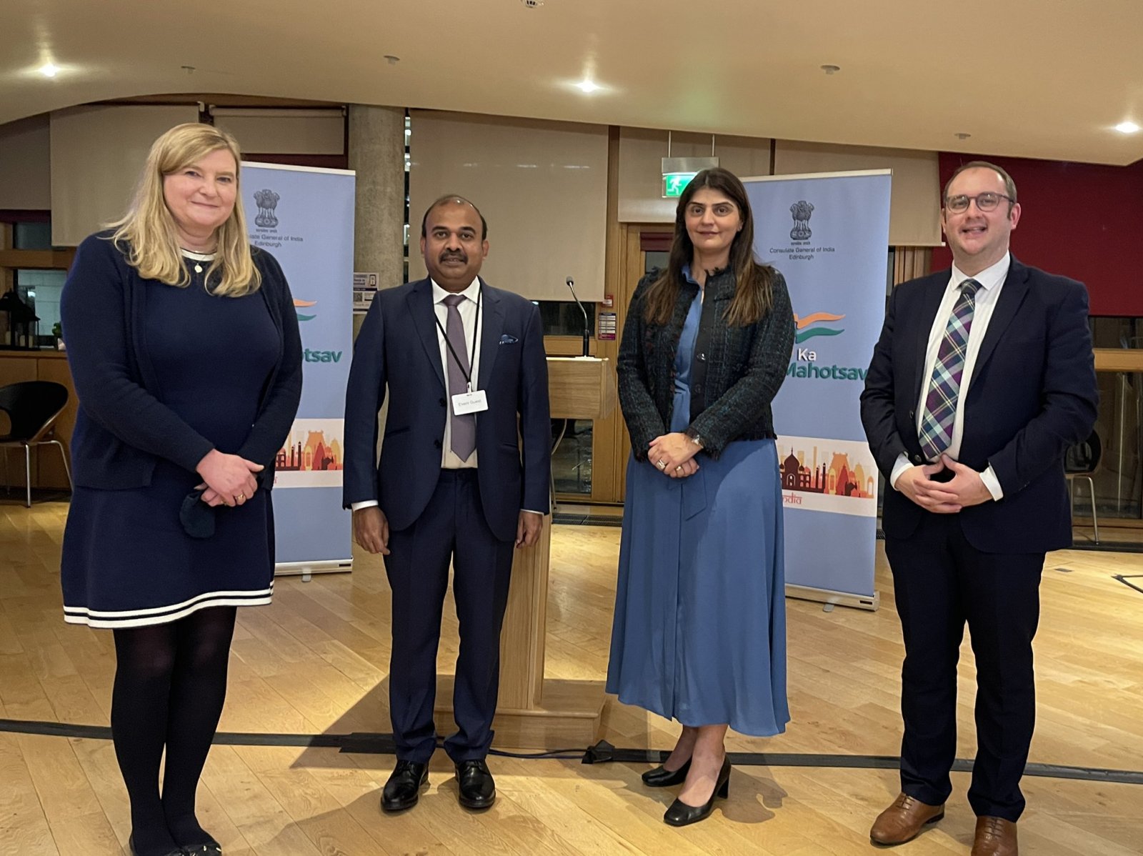 Launch of the Cross-Party Group on India at The Scottish Parliament.