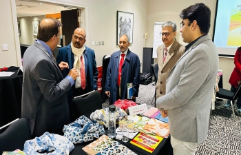 Mega Silk Exhibition & Buyer Seller Meet of Silk products with 30+ Indian Exhibitors by The Indian Silk Export Promotion Council was inaugurated by CG Shri. Bijay Selvaraj. Vibrant silk products were on display evincing keen interest among buyers.