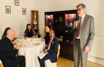 The Consulate General of India hosted members of the Scottish Parliament Cross Party Group on India and dignitaries from various fields to a dinner. Enriching discussions on furthering interactions in business, education and culture.