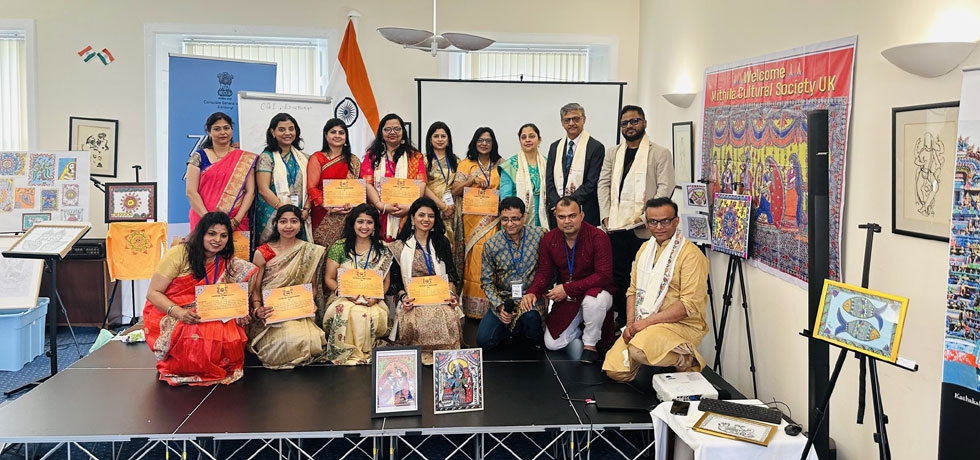 Happy to host the Workshop & Exhibition on Mithila Painting in association with Mithila Cultural Society UK on 27 May 2023. 