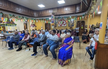 Independence Day Celebration in Hindu Temple, Glasgow