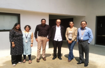 Prof. Juan Cruz delivered a talk and had a fruitful discussion with management and faculty of Srishti School of Art Design and Technology, Bengaluru
