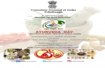 Celebration of Ayurveda Day in Glasgow 